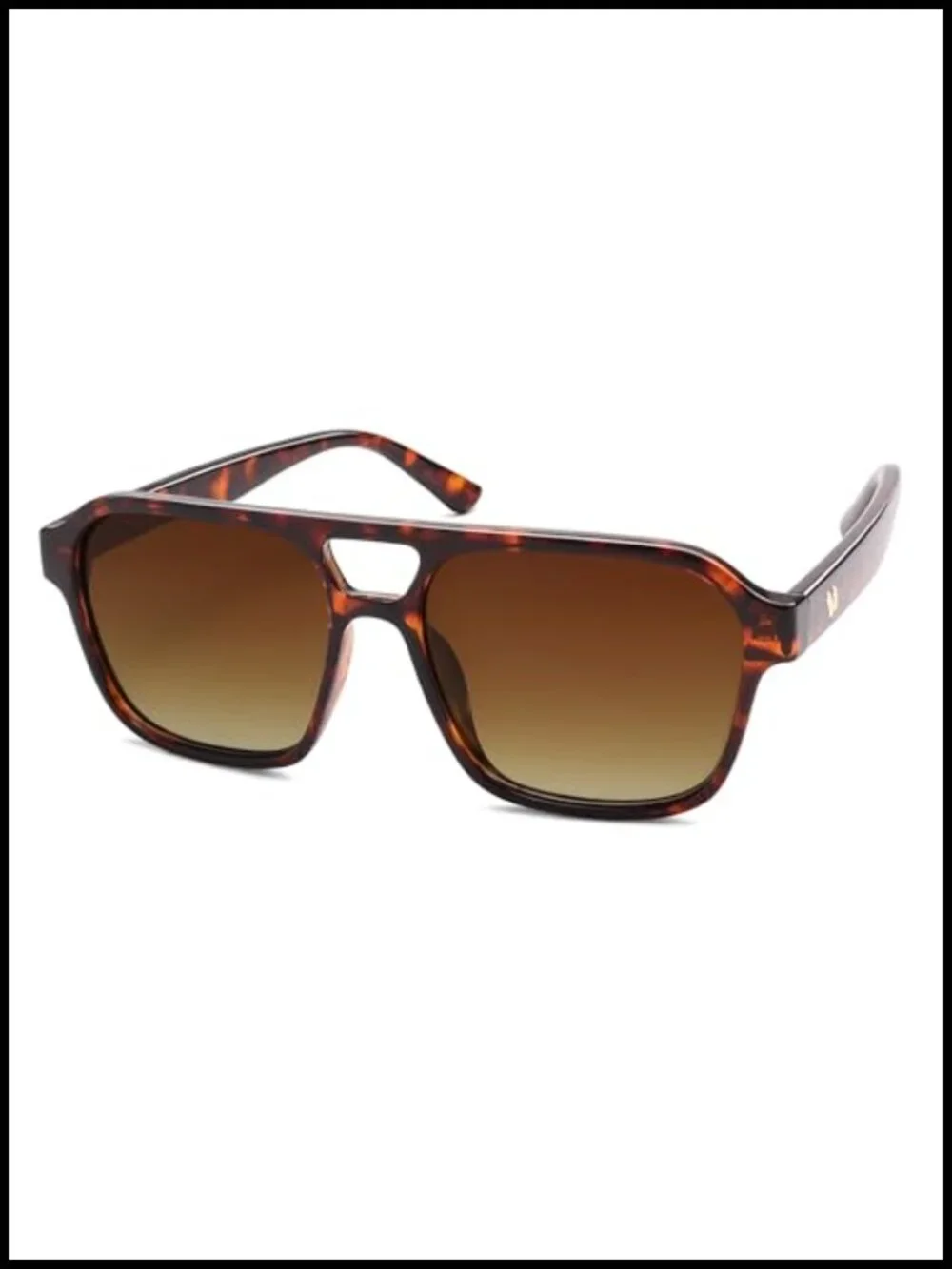 Retro Square Aviator Sunglasses Polarized UV Protection Oversized Unisex